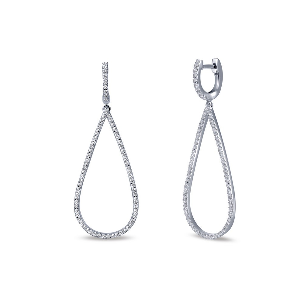 EW-Pave Dangle Earring | bluediamonddesignerjewlery